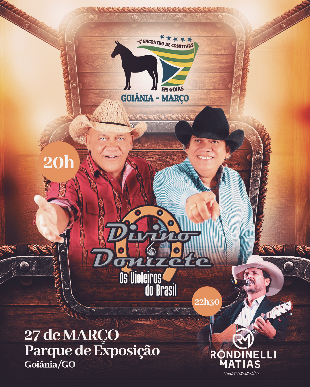 ENCONTRO DE COMITIVAS - DIVINO E DONIZETE - FEED