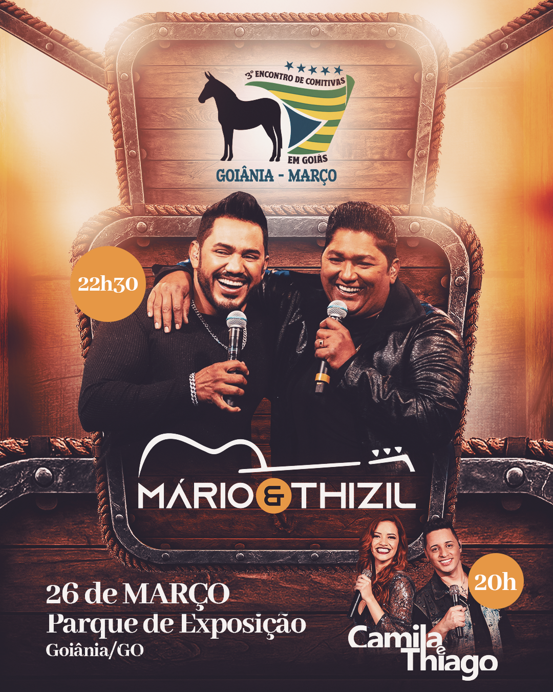 ENCONTRO DE COMITIVAS - MARIO E THIZIL - FEED